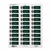 Creëer uw eigen aangepaste foto retour adres etiket (Full Sheet)