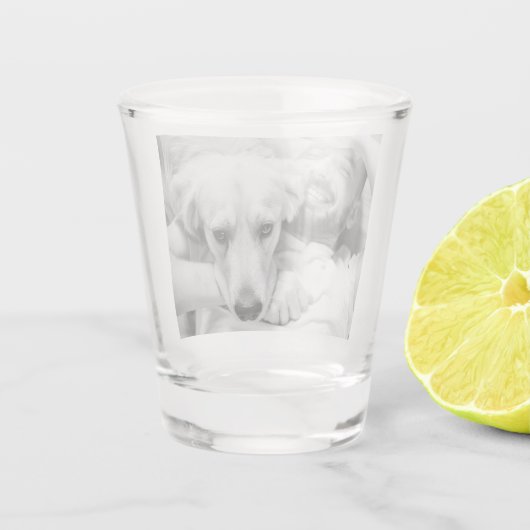 Creëer Uw eigen aangepaste foto Shot Glas (Achterkant)