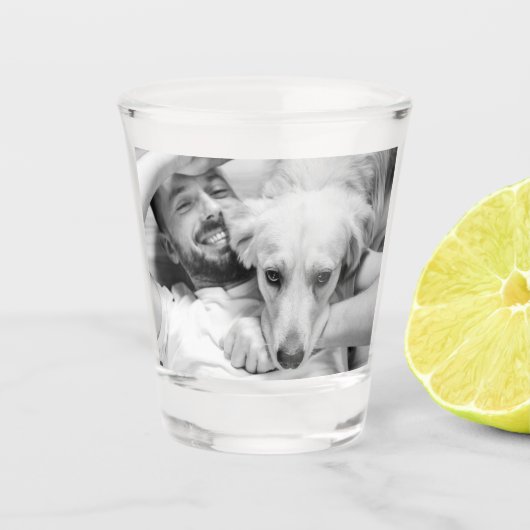 Creëer Uw eigen aangepaste foto Shot Glas (Voorkant)