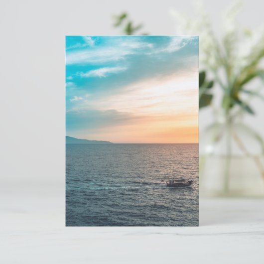 Creëer Uw eigen aangepaste foto Sla de datum Kaart (Staand voorkant)