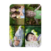 Creëer Uw eigen aangepaste foto van de 4-reeks Magneet (Verticaal)