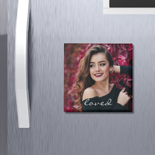 Creëer Uw eigen aangepaste foto van uw eigen editi Magneet