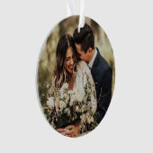 Creëer uw eigen aangepaste foto vervangen ornament (voorkant)