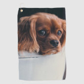 Creëer uw eigen aangepaste foto voor Pet Dog Cat Golfhanddoek (Voorkant)