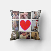 Creëer Uw eigen aangepaste fotocollage Kussen (Achterkant)