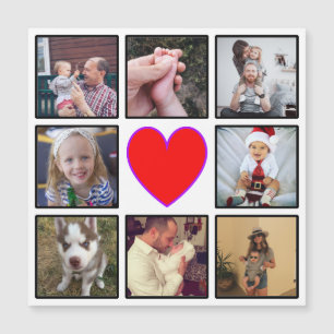 Creëer Uw eigen aangepaste fotocollage Magnet