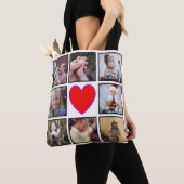 Creëer Uw eigen aangepaste fotocollage Tote Bag (Dichtbij)