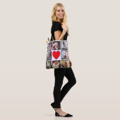 Creëer Uw eigen aangepaste fotocollage Tote Bag (Op model)