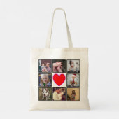 Creëer Uw eigen aangepaste fotocollage Tote Bag (Achterkant)