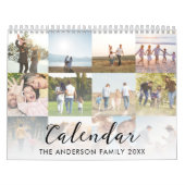 Creëer uw eigen aangepaste fotofamilie kalender (Hoes)