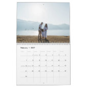 Creëer uw eigen aangepaste fotofamilie kalender (Feb 2027)