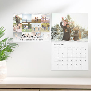 Creëer uw eigen aangepaste fotofamilie kalender