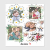 Creëer Uw eigen aangepaste fotokus Cut Cool Schatt Sticker (Vel)