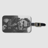 Creëer Uw eigen aangepaste fotoliefdestekst Bagagelabel (Voorkant (horizontaal))