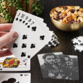 Creëer Uw eigen aangepaste fotoliefdestekst Pokerkaarten (Insitu)