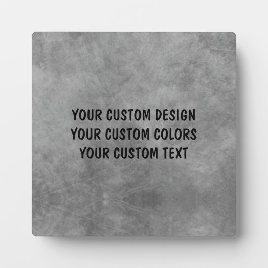 Creëer Uw eigen aangepaste  Fotoplaat (Voorkant)