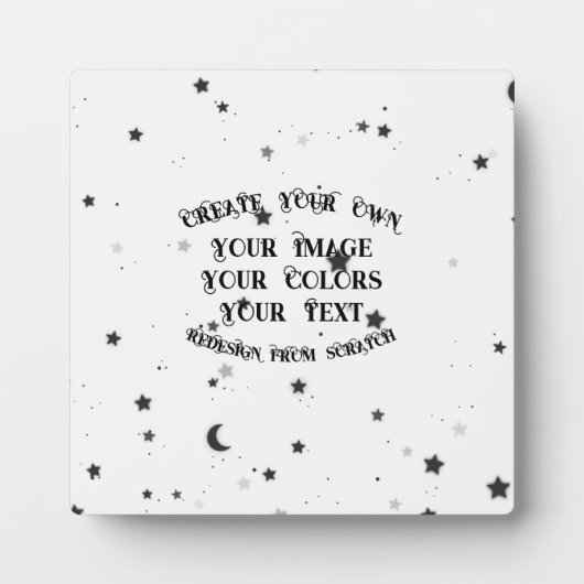 Creëer Uw eigen aangepaste Fotoplaat (Voorkant)