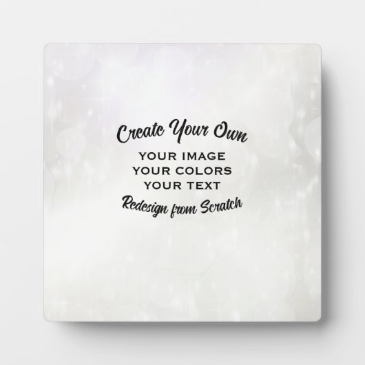 Creëer Uw eigen aangepaste Fotoplaat (Voorkant)