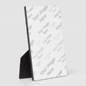 Creëer Uw eigen aangepaste fotoPlaque Fotoplaat (Zijkant)