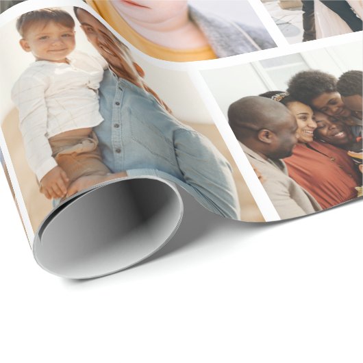 Creëer Uw eigen aangepaste fotoraster Cadeaupapier (Rol Hoek)