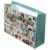 Creëer Uw eigen aangepaste fotoraster Groot Cadeauzakje (Voorkant Gekanteld)