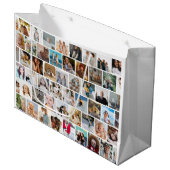 Creëer Uw eigen aangepaste fotoraster Groot Cadeauzakje (Voorkant Gekanteld)