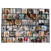 Creëer Uw eigen aangepaste fotoraster Groot Cadeauzakje (Achterkant)