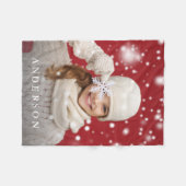 Creëer Uw eigen | Aangepaste foto's en namen toevo Fleece Deken (Voorkant (Horizontaal))