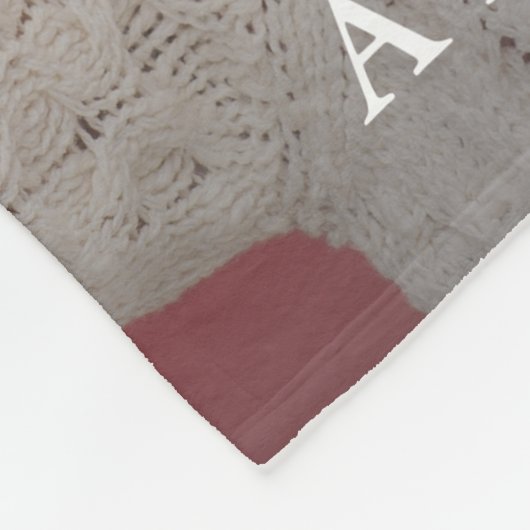 Creëer Uw eigen | Aangepaste foto's en namen toevo Fleece Deken (Hoek)