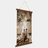 Creëer Uw eigen aangepaste fotoserie Hangend Wandkleed (Gebogen)