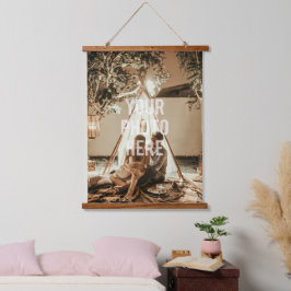 Creëer Uw eigen aangepaste fotoserie Hangend Wandkleed