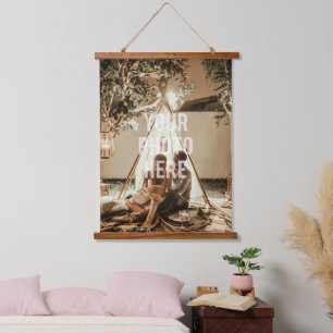 Creëer Uw eigen aangepaste fotoserie Hangend Wandkleed