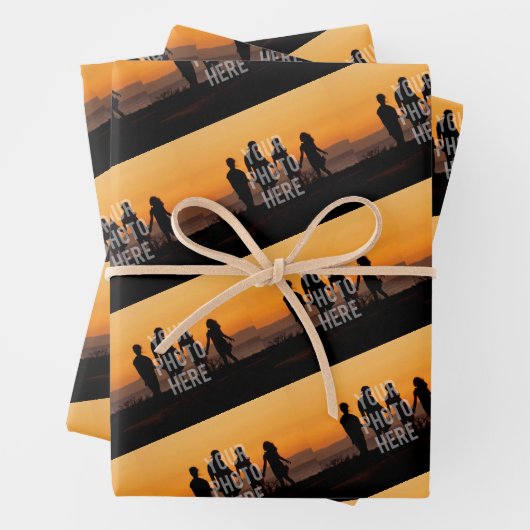 Creëer Uw eigen aangepaste fotoserie Inpakpapier Vel (In situ)