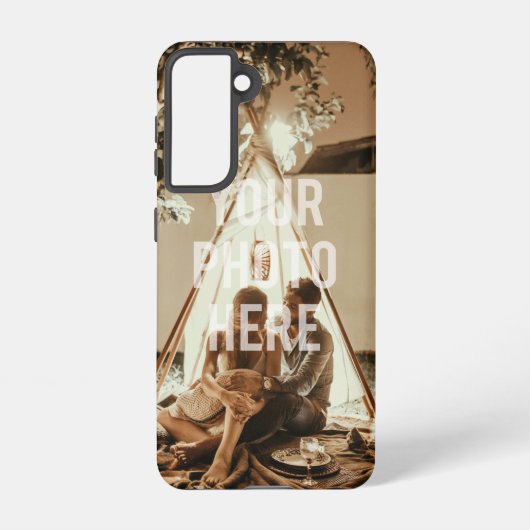 Creëer Uw eigen aangepaste fotoserie Samsung Galaxy Hoesje (Achterkant)