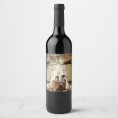 Creëer Uw eigen aangepaste fotoserie Wijn Etiket (Voorkant)