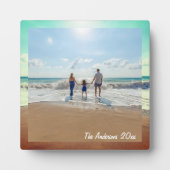 Creëer Uw eigen aangepaste gedenkbare familie foto Fotoplaat (Voorkant)