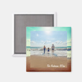 Creëer Uw eigen aangepaste gedenkbare familie foto Magneet (Voorkant / Achterkant)