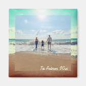 Creëer Uw eigen aangepaste gedenkbare familie foto Magneet (Voorkant)