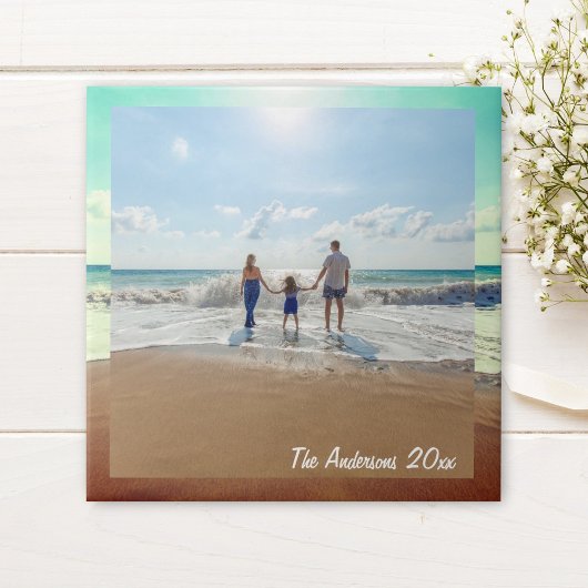 Creëer Uw eigen aangepaste gedenkbare familie foto Tegeltje