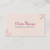 Creëer uw eigen aangepaste gepersonaliseerde make- visitekaartje (Voorkant)