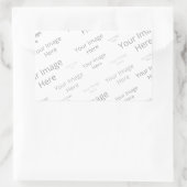 Creëer uw eigen aangepaste glanzend rechthoekige s rechthoekige sticker (Tas)