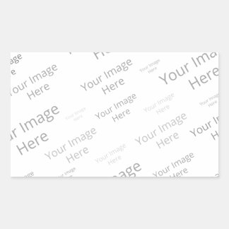 Creëer uw eigen aangepaste glanzend rechthoekige s sticker