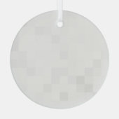 Creëer Uw eigen aangepaste Glas Ornament (Achterkant)