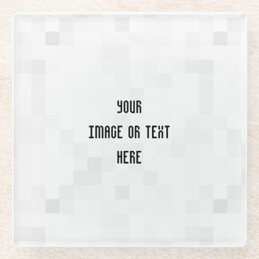 Creëer Uw eigen aangepaste  Glazen Onderzetter (Voorkant)