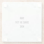 Creëer Uw eigen aangepaste  Glazen Onderzetter (Achterkant)