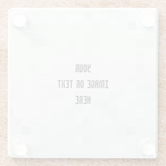 Creëer Uw eigen aangepaste  Glazen Onderzetter (Achterkant)