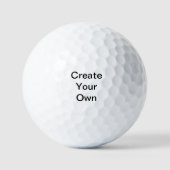 Creëer Uw Eigen Aangepaste Golfbal Golfballen (Voorkant)