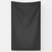 Creëer uw eigen aangepaste grijze achtergrond spandoek (Verticaal)