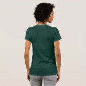 Creëer Uw eigen aangepaste groen T-shirt (Achterkant volledig)