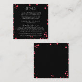 Creëer uw eigen aangepaste groene Bokeh-rand Informatiekaartje (Voorkant / Achterkant)